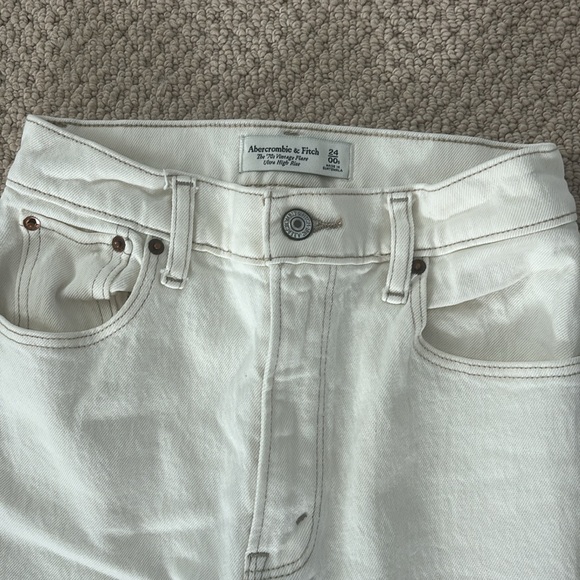 Abercrombie & Fitch ‘70s Vintage Flare, Ultra High Rise size 24/00 - Picture 1 of 4